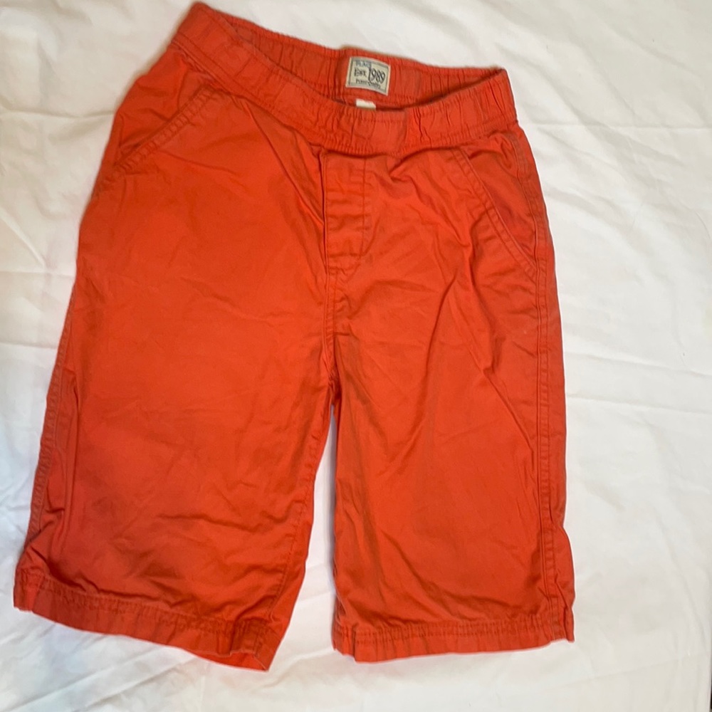 Children’s Place orange shorts. Size 10. EUC